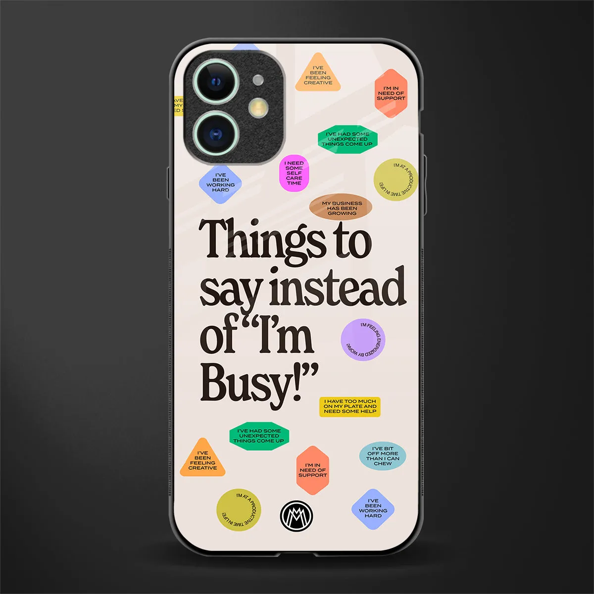 10 Things To Say Phone Case for IPhone 12 | Glass Case