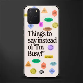 10 Things To Say Phone Case for Samsung Galaxy S10 Lite | Glass Case