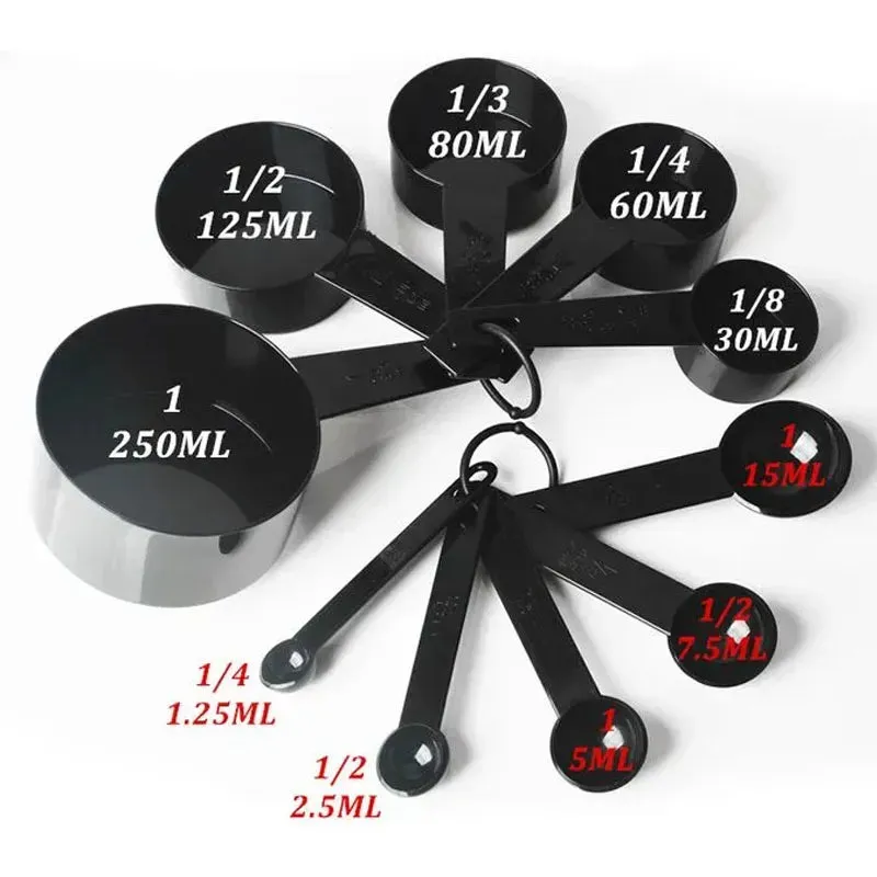 10pcs/set Kitchen Measuring Spoons