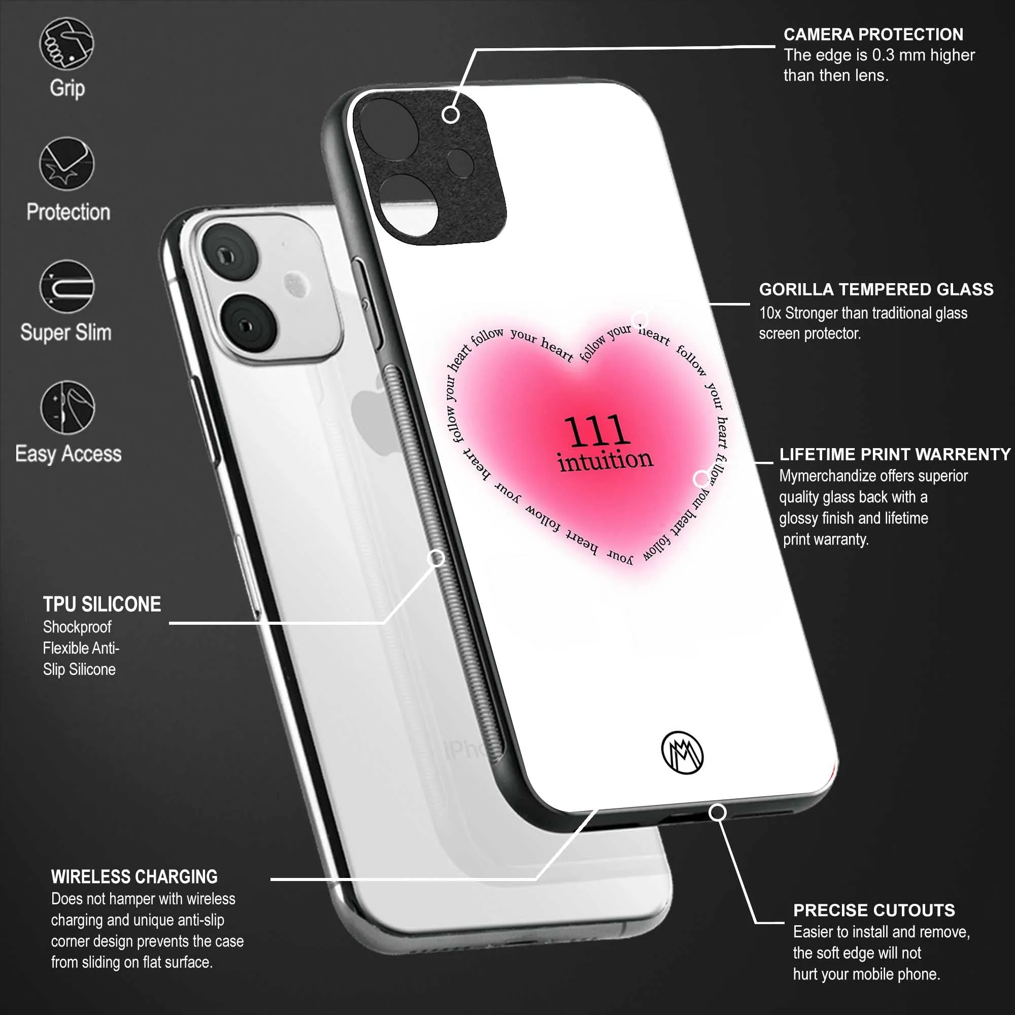 111 Intuition Phone Case for Realme C12 | Glass Case