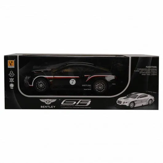 1/14 Bentley Licensed Electric Radio RC Car w/ Lights-Black