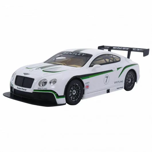 1/14 Bentley Licensed Electric Radio RC Car w/ Lights-White