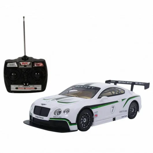 1/14 Bentley Licensed Electric Radio RC Car w/ Lights-White