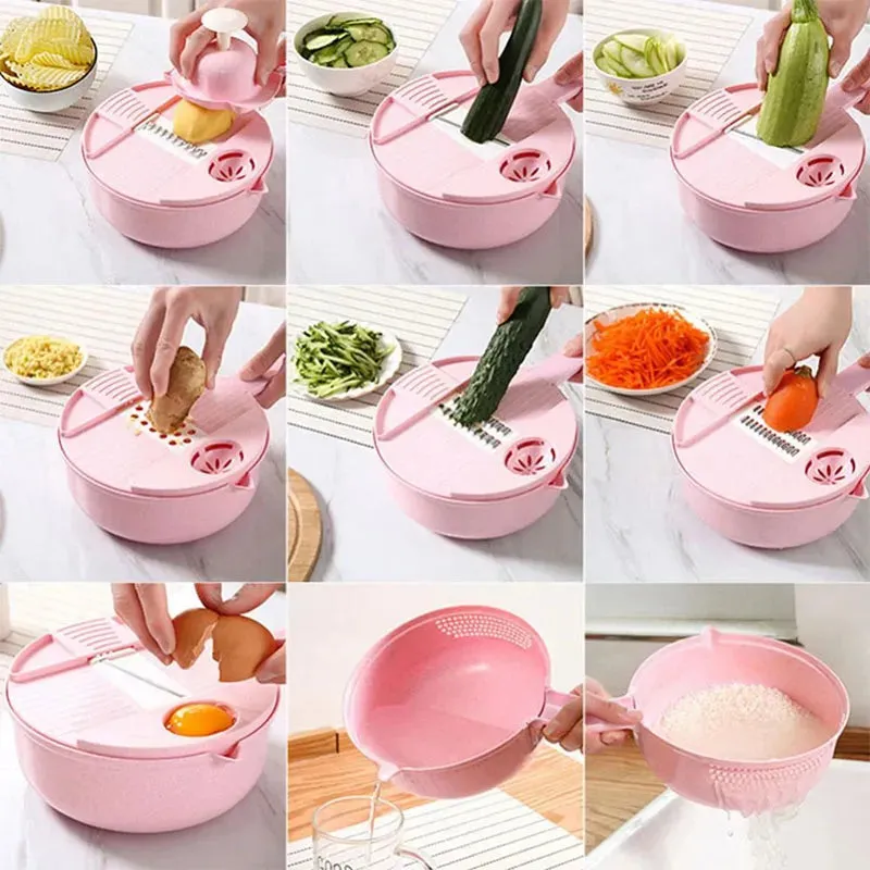 12 In 1 Multi-Function Food Vegetable Chopper