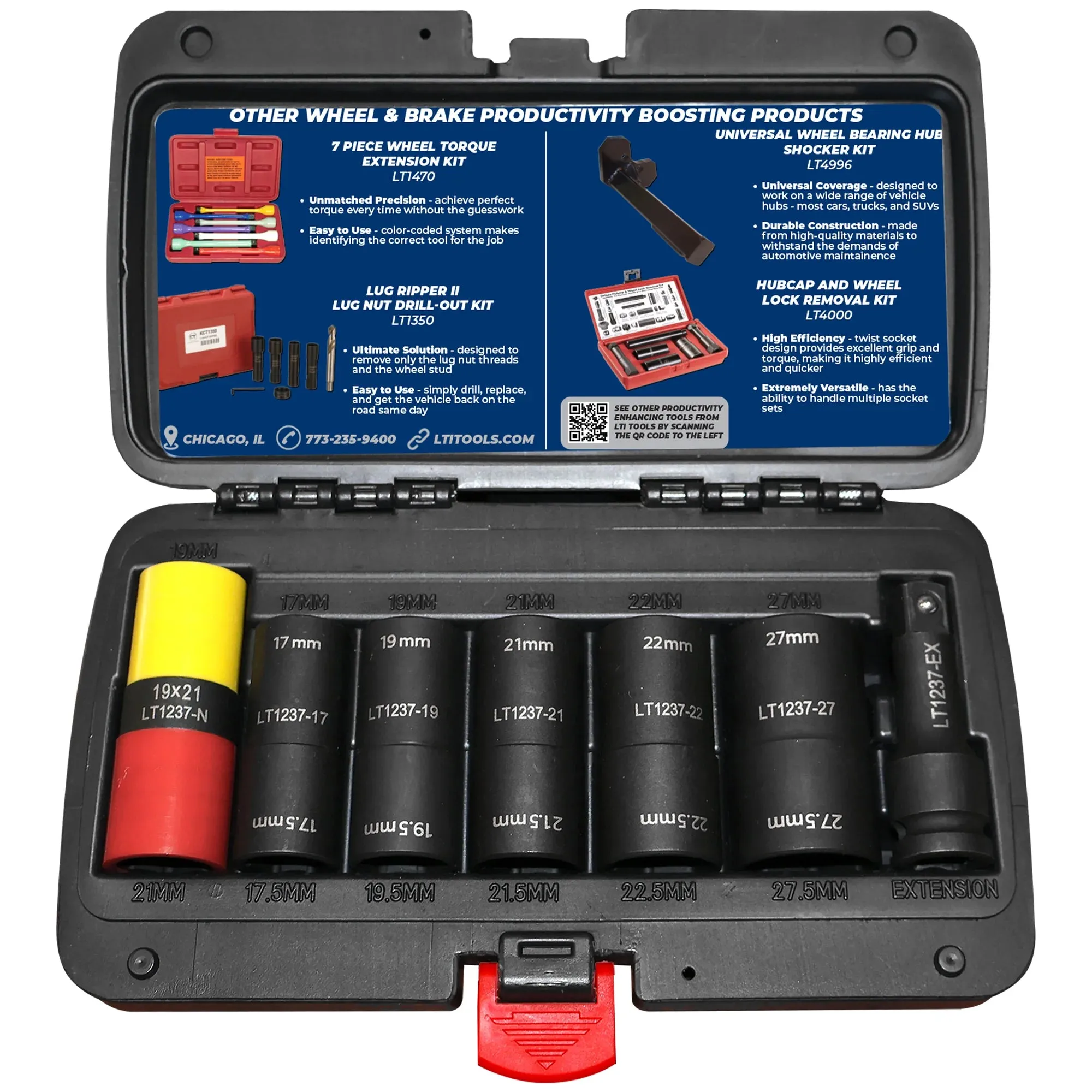 1/2-Inch Drive Flip Socket Set (7-Piece)