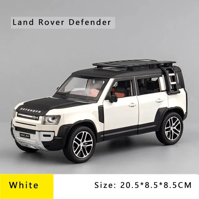 1:24 Range Rover Model Simulation Sound And Light Alloy Collection Toy Car Gifts