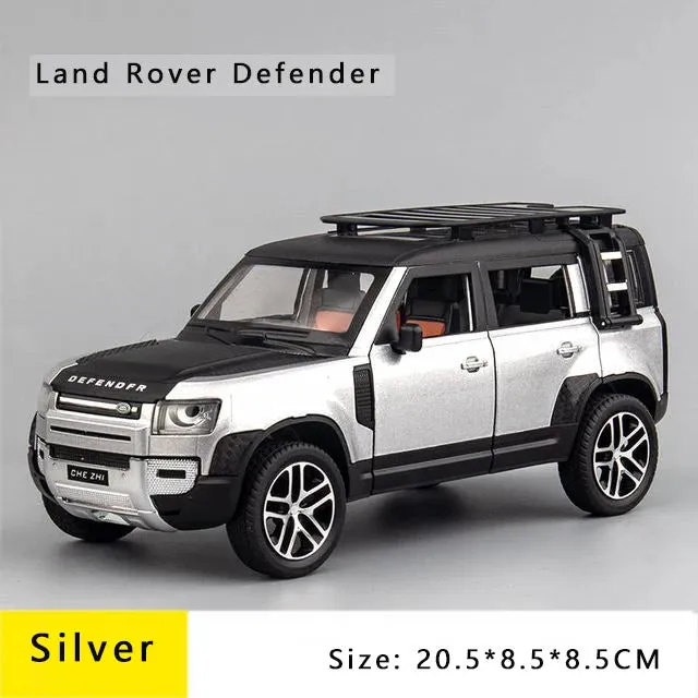 1:24 Range Rover Model Simulation Sound And Light Alloy Collection Toy Car Gifts