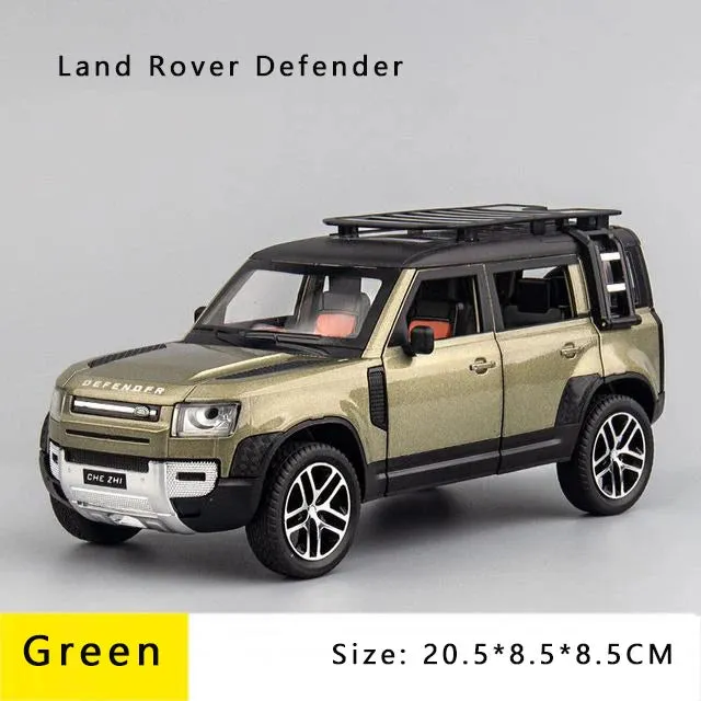 1:24 Range Rover Model Simulation Sound And Light Alloy Collection Toy Car Gifts