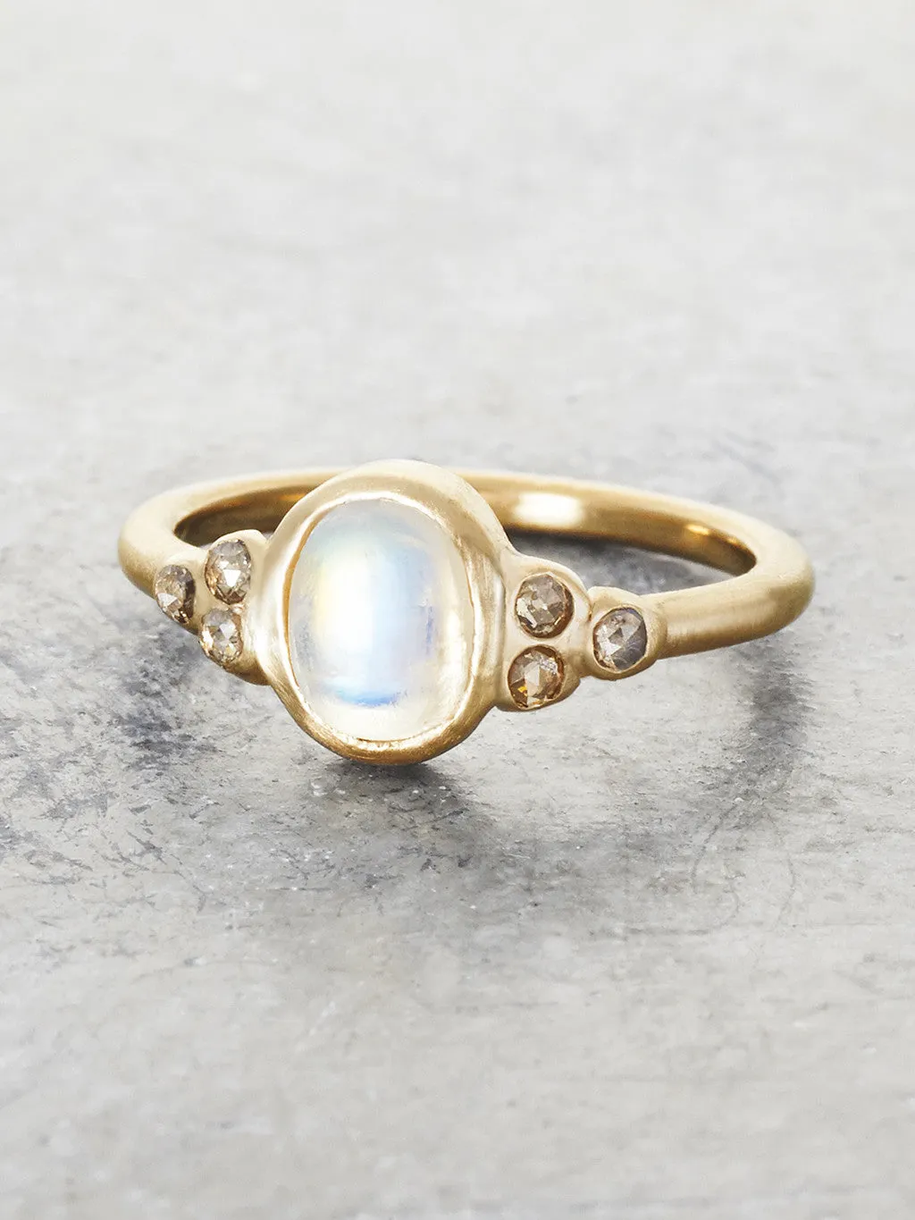 14K Golden Moonbeam Ring