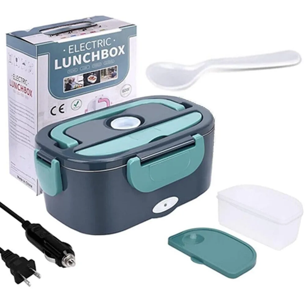 1.5L Electric Food Warmer Lunch Box, Dual Use, No Leak, Gominimo