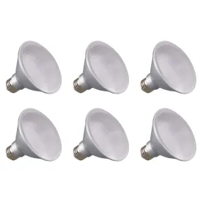 15W - PAR38 LED - 5000K - 60 deg. Beam Angle - Medium base - 120V - 6-Pack