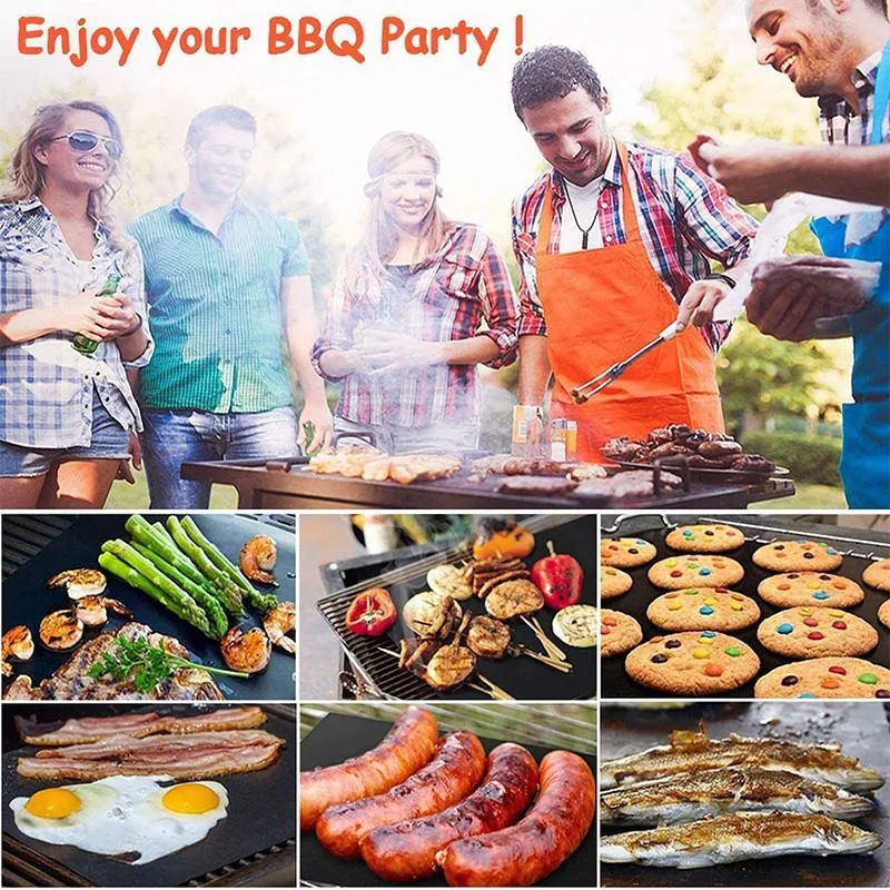 2021 New Cuttable Non-Stick BBQ Grill Mats(1 roll)