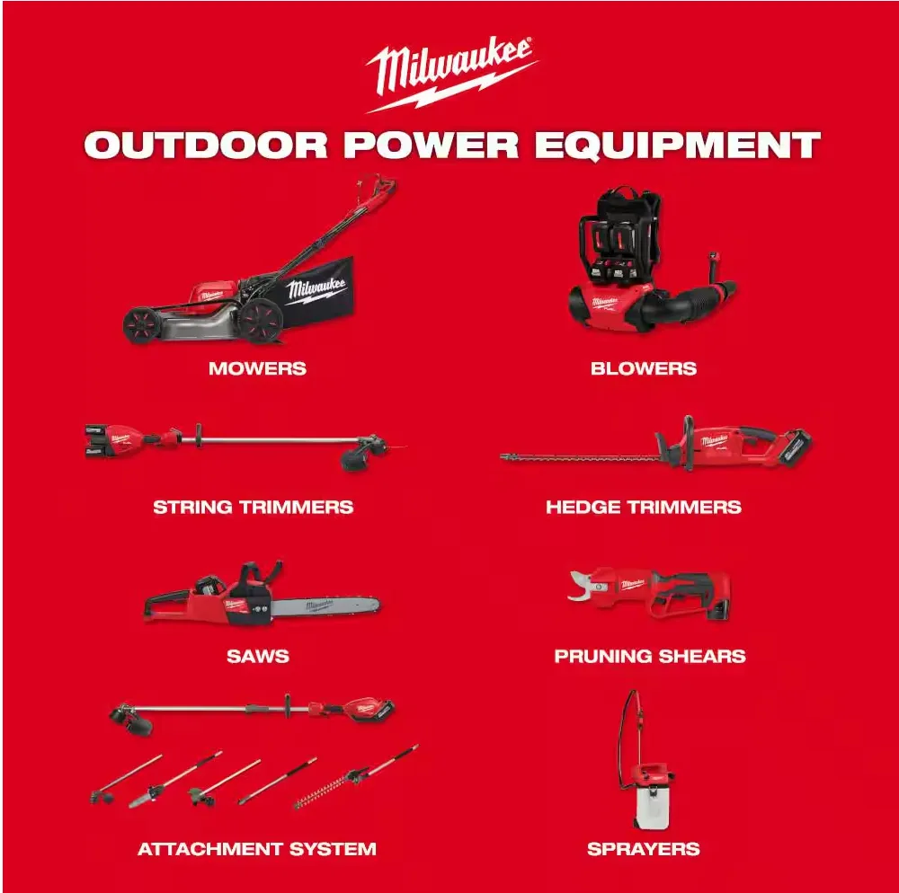 2823-20 Milwaukee M18 Fuel 21" Self Propelled Dual Battery Walk Behind Mower (Tool Only)