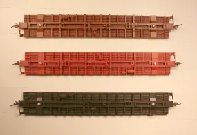 #29304 Rd   60 ft box car underframe  (box car red)