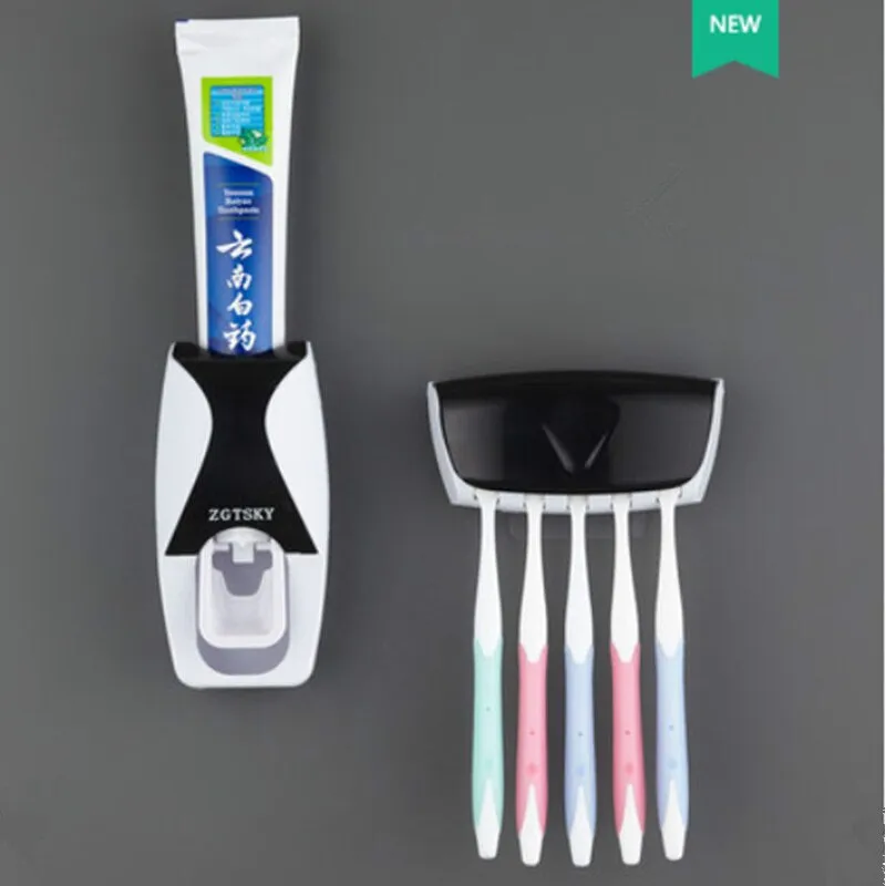 2PCS Automatic Toothpaste Dispenser