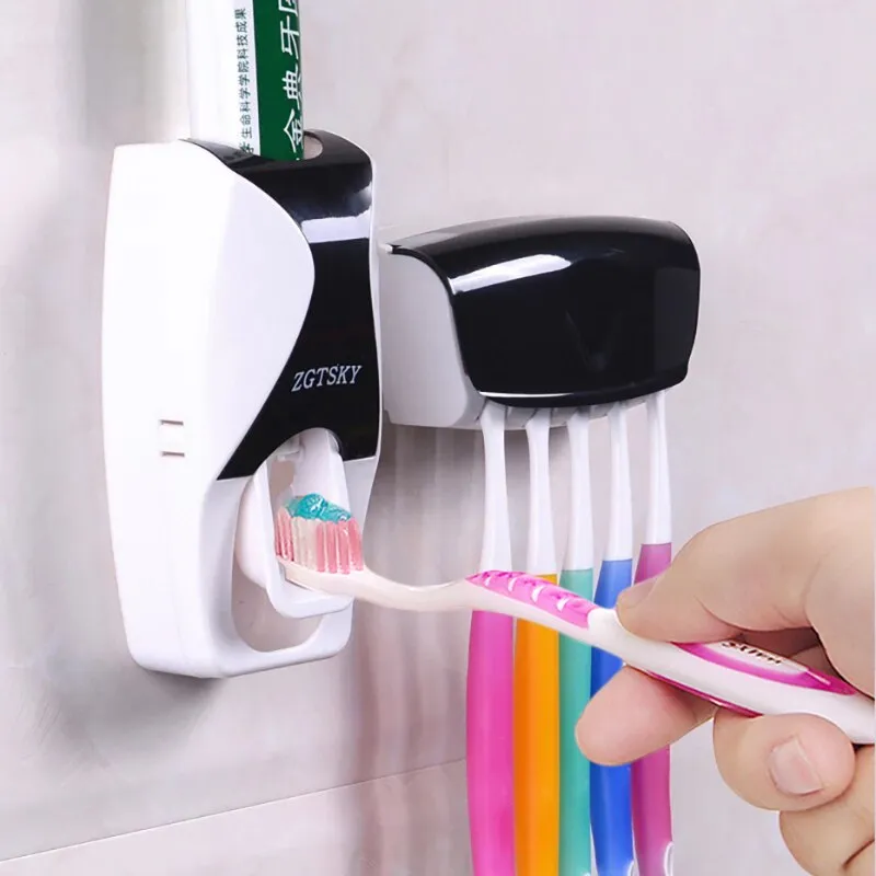 2PCS Automatic Toothpaste Dispenser