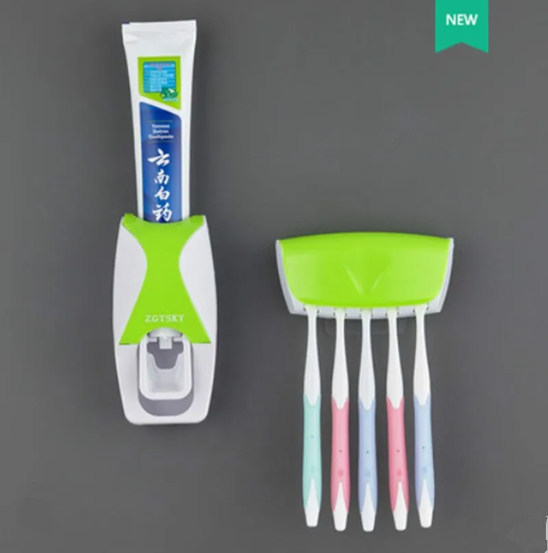 2PCS Automatic Toothpaste Dispenser