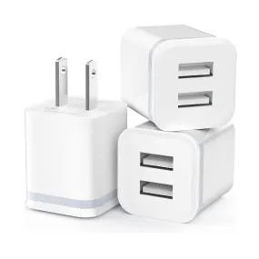 3 USB Wall Chargers