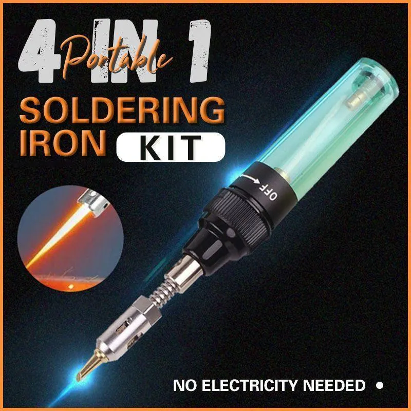 4 In 1 Portable Soldering Iron Kit