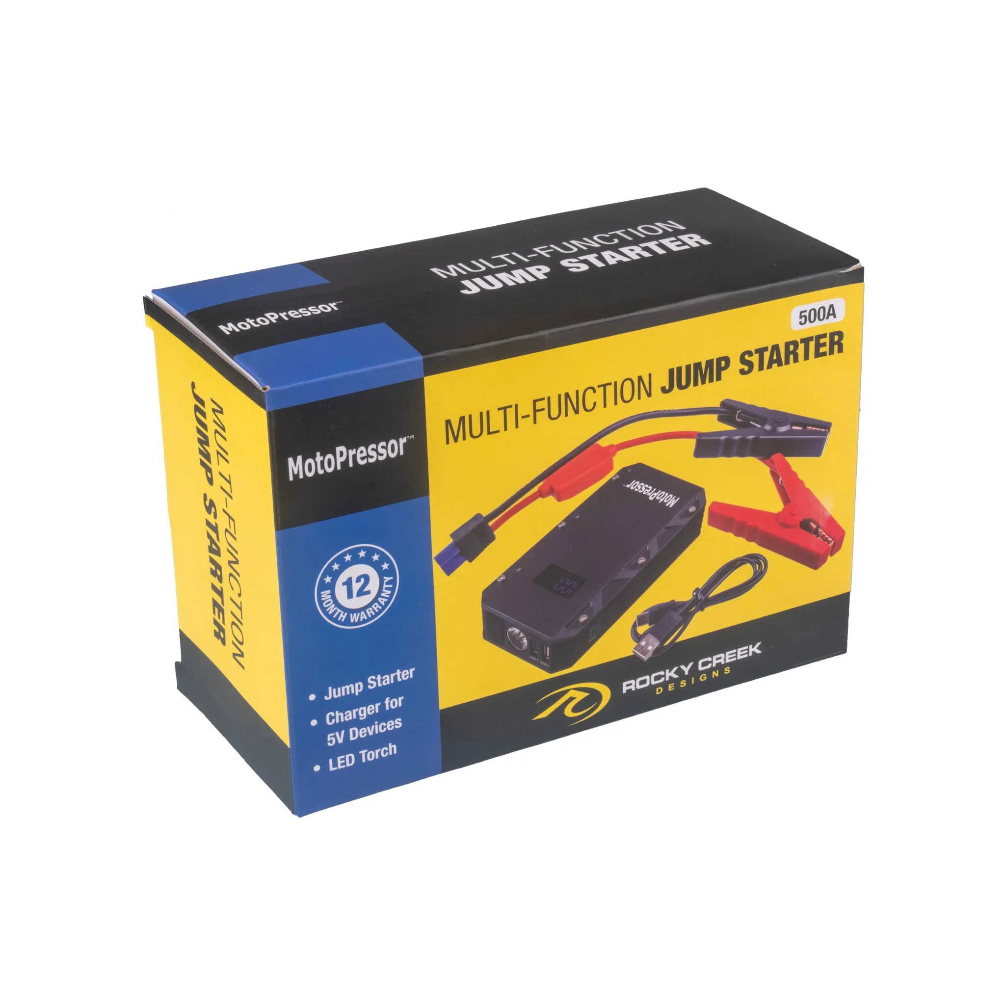 500A - Mini Jump Starter Battery