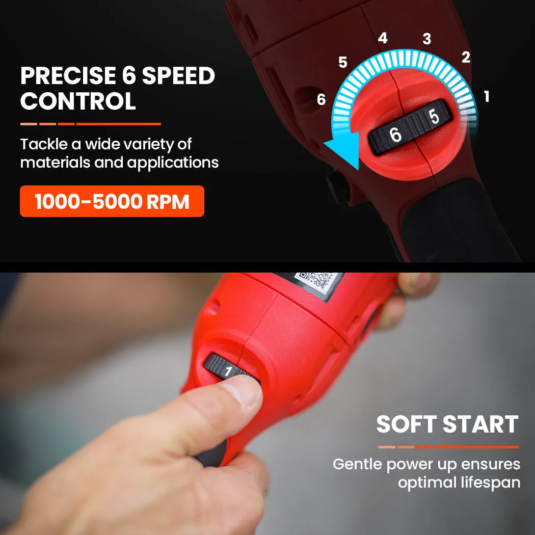 720W Electric Car Polisher Buffer, Dual Action, 6-Speed - Unimac