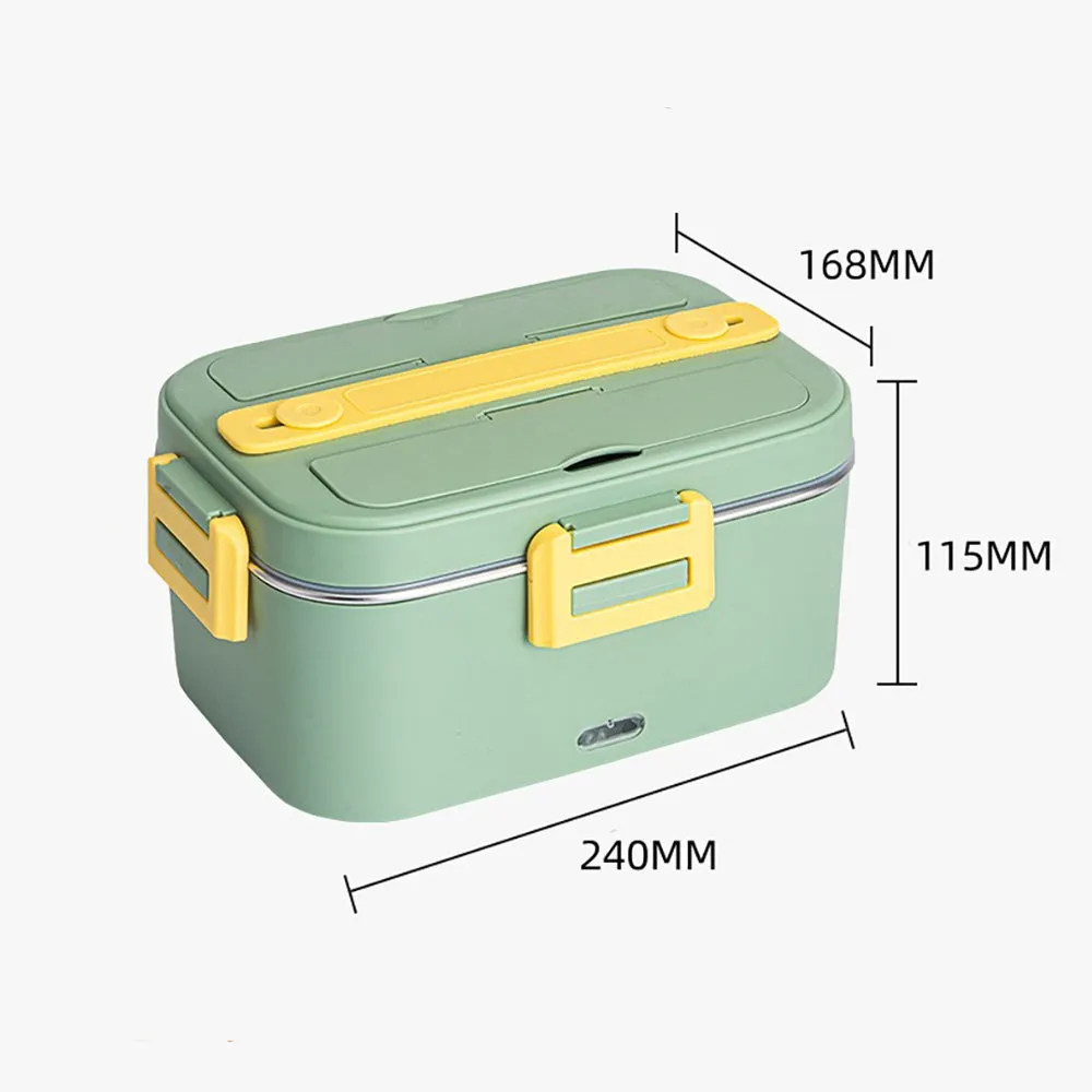 75W Leak-Proof Electric Lunch Box, 1.8L Food Warmer Heater