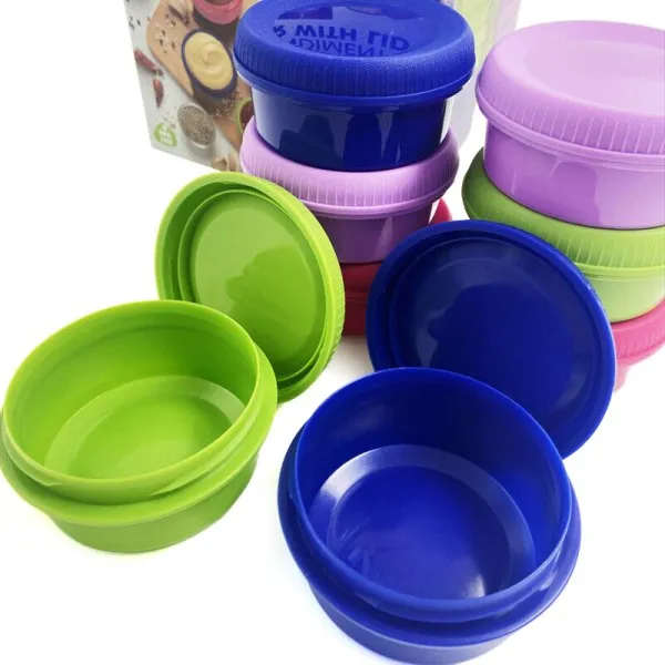 8 Plastic Takeaway Sauce Cup With Lid