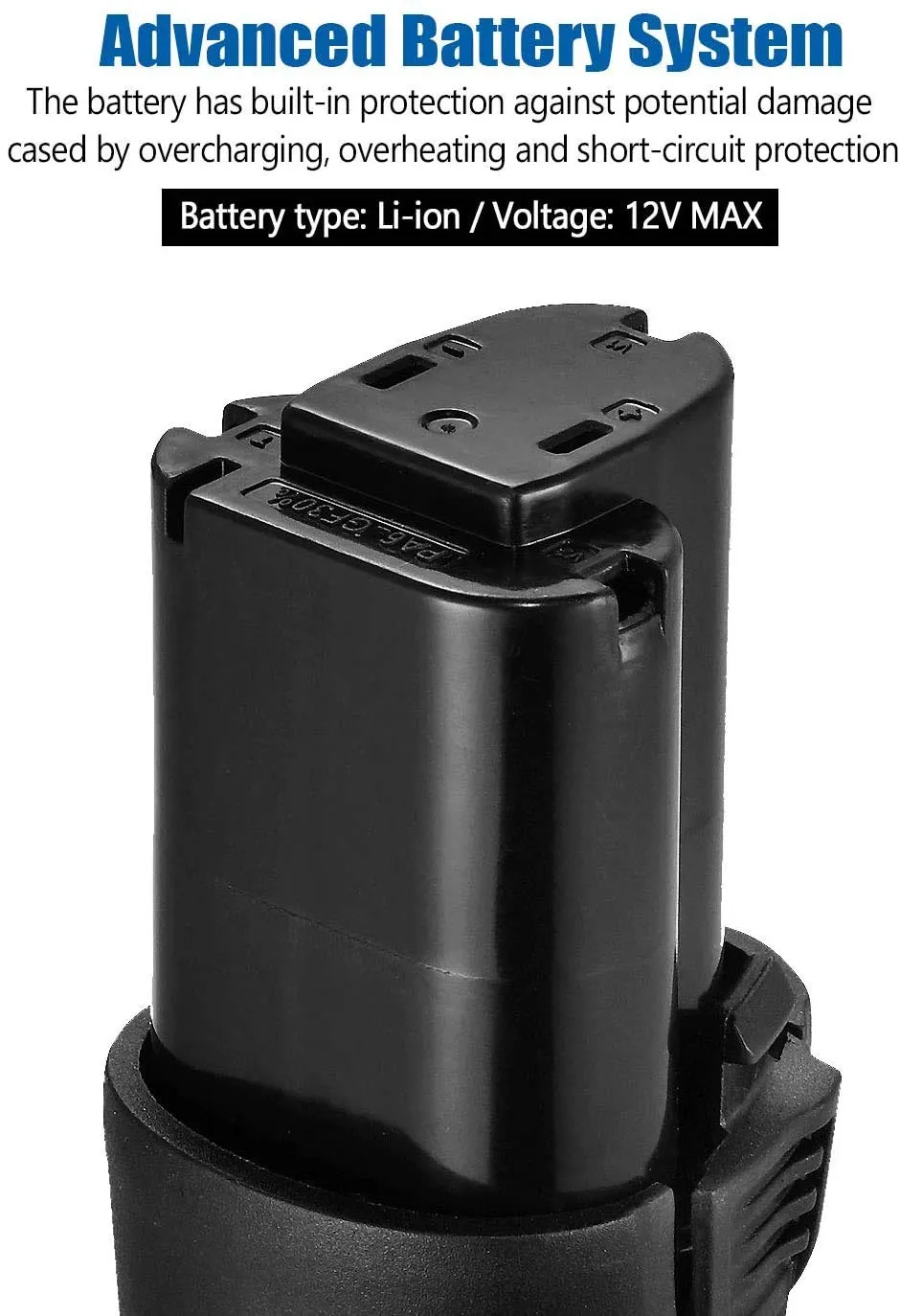 ACDelco AB1207LA-P2C G12 Series 12V Li-ion Interchangeable 2 Battery Packs with 1 Quick Charger