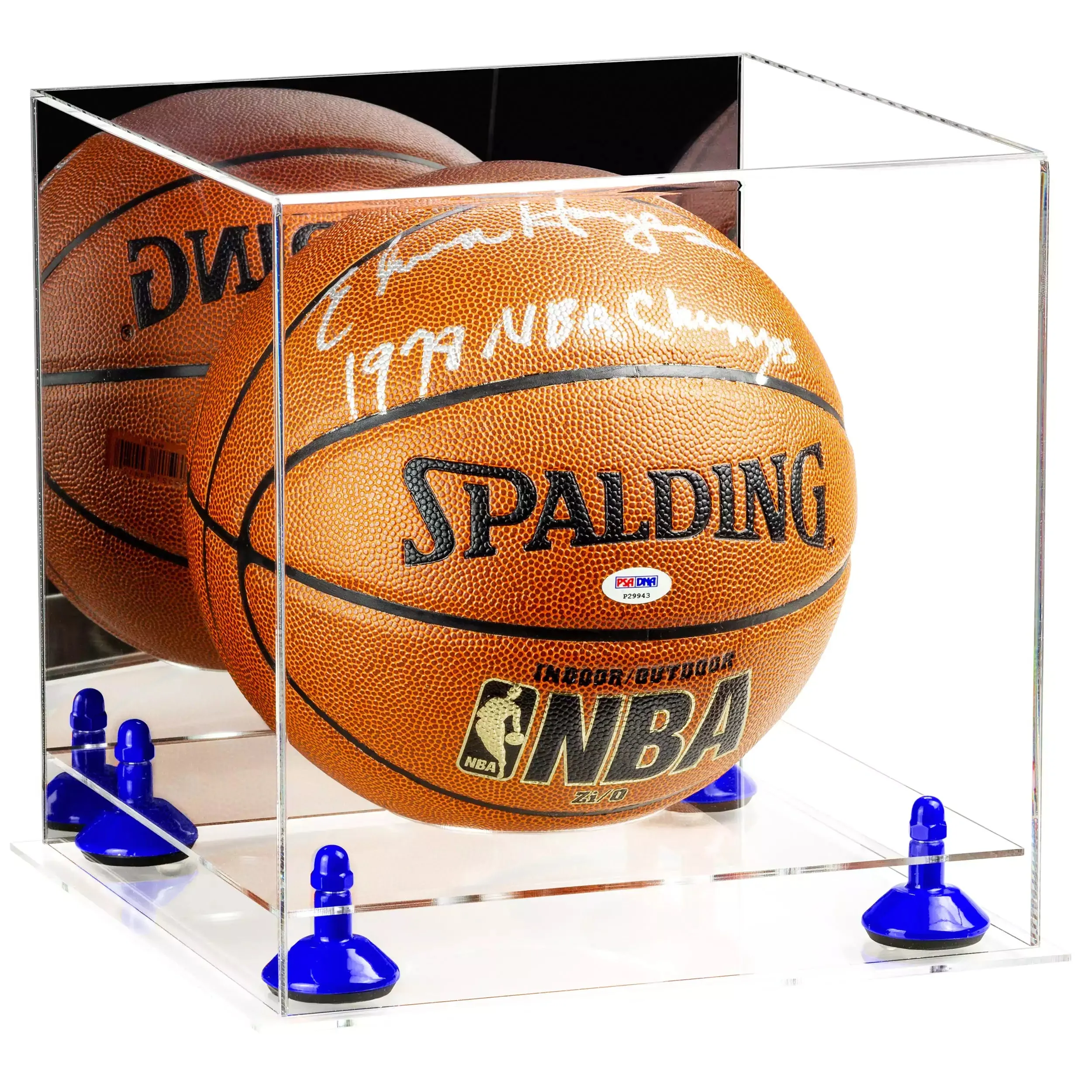 Acrylic Full Size Basketball Display Case - Mirror Wall Mounts (B01/A001)