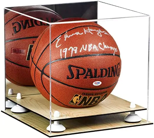 Acrylic Full Size Basketball Display Case - Mirror Wall Mounts (B01/A001)