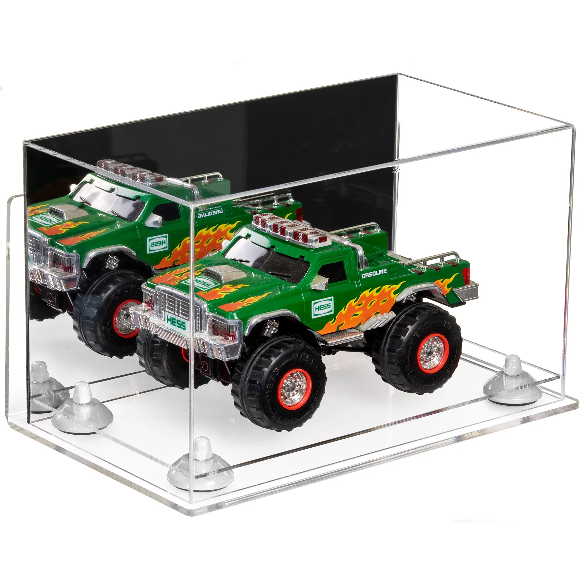 Acrylic Versatile Display Case 14 X 8 X 8.5 Mirror No Wall Mounts (A011/V16)