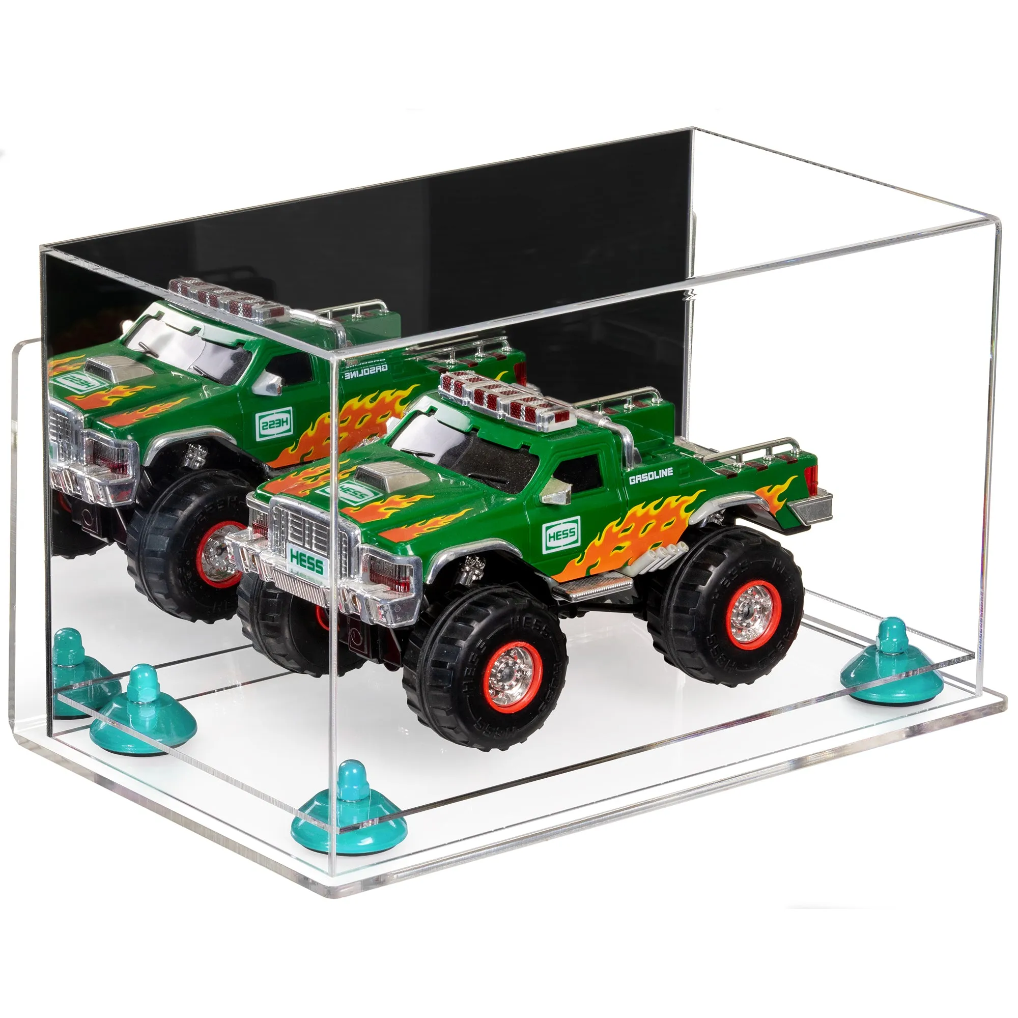 Acrylic Versatile Display Case 14 X 8 X 8.5 Mirror No Wall Mounts (A011/V16)