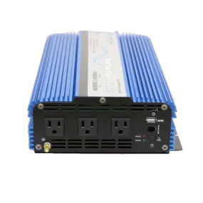 Aims Power PWRI150012120S 1500 Watt Pure Sine Power Inverter w/ USB & Remote Port ETL Listed New