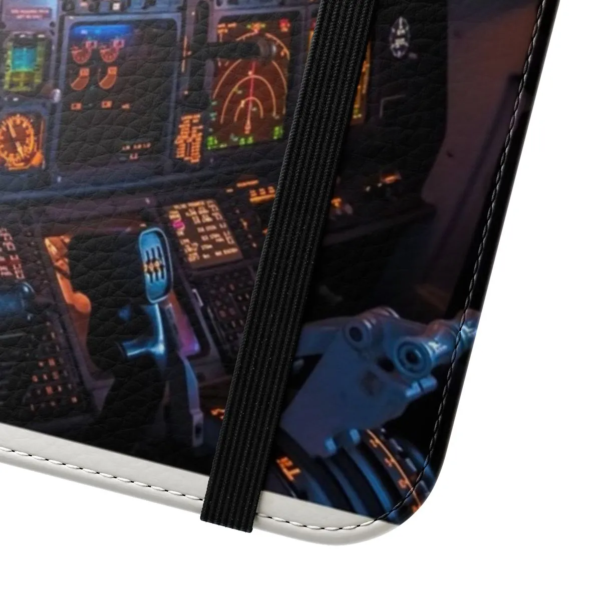 Airplane Flip Cover Phone Case for Aviation Enthusiasts