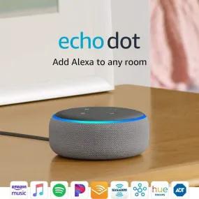 All-new Echo Dot (3rd Gen) - Smart speaker with clock and Alexa - Sandstone