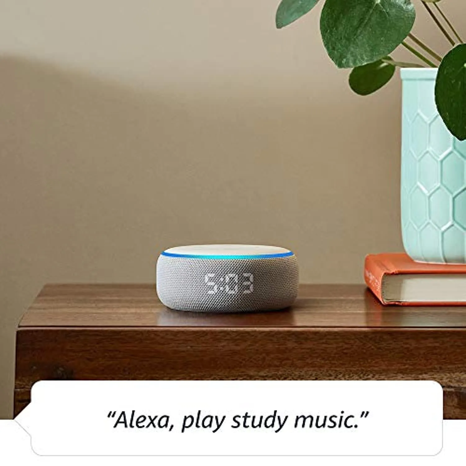 All-new Echo Dot (3rd Gen) - Smart speaker with clock and Alexa - Sandstone