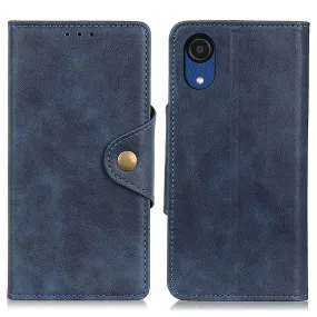 Alpha Samsung Galaxy A03 Core flip case - Blue