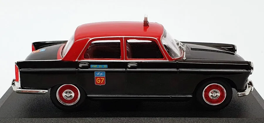 Altaya 1/43 Scale ALP404 - 1962 Peugeot 404 Taxi Paris - Black/Red