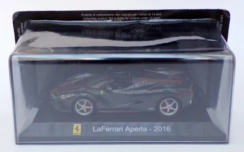 Altaya 1/43 Scale AT26320Q - 2016 LaFerrari Aperta - Met Dark Grey