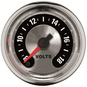 American Muscle Voltmeter Gauge AU1282