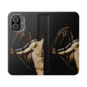 Amor Vincit Omnia Inspired Flip Cover Phone Case