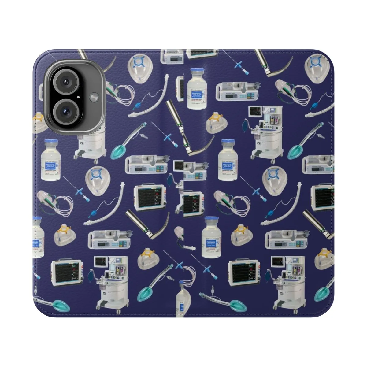 Anesthesia Flip Cover Phone Case