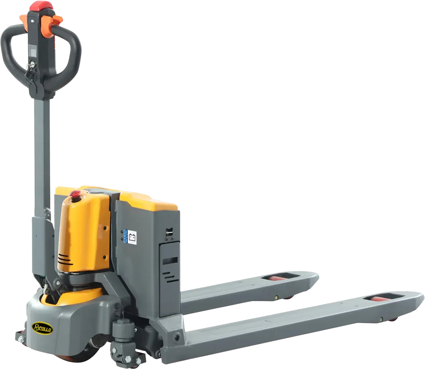 Apollolift A-1037 Pallet Jack Full Electric Lithium Power 3300 lbs. Capacity With 48" x 27" Forks New