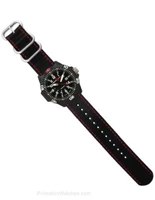 ArmourLite Caliber Series - Red & White - Nylon Strap - Tritium - Date - 200m