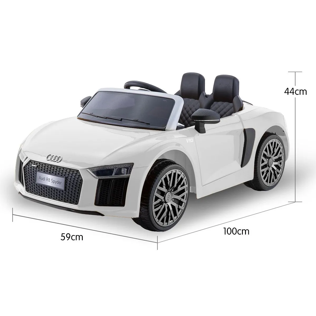 Audi R8 Spyder Electric Ride On Car with Remote & MP3 - Kahuna