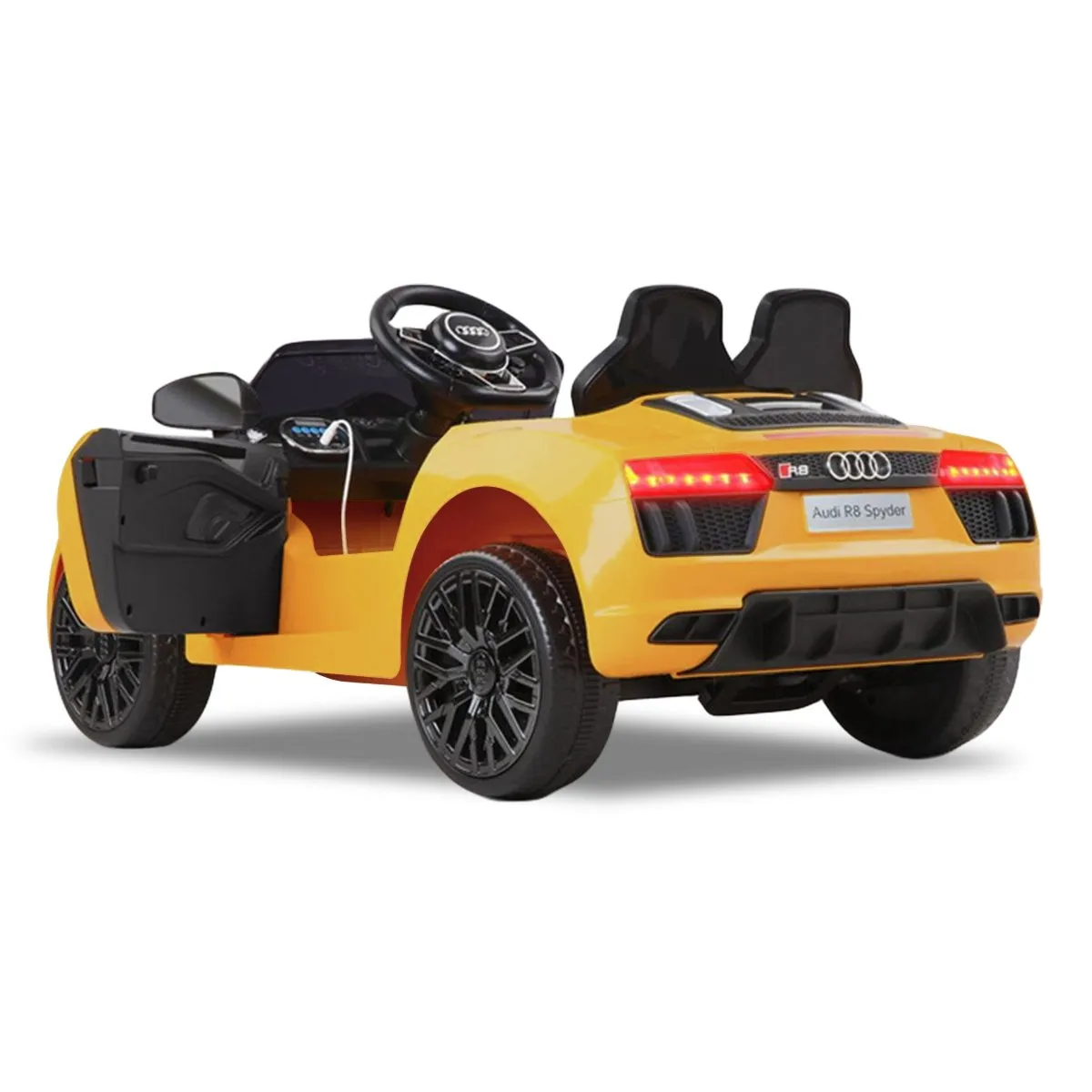 Audi R8 Spyder Kids Electric Car, Remote, MP3, Lights