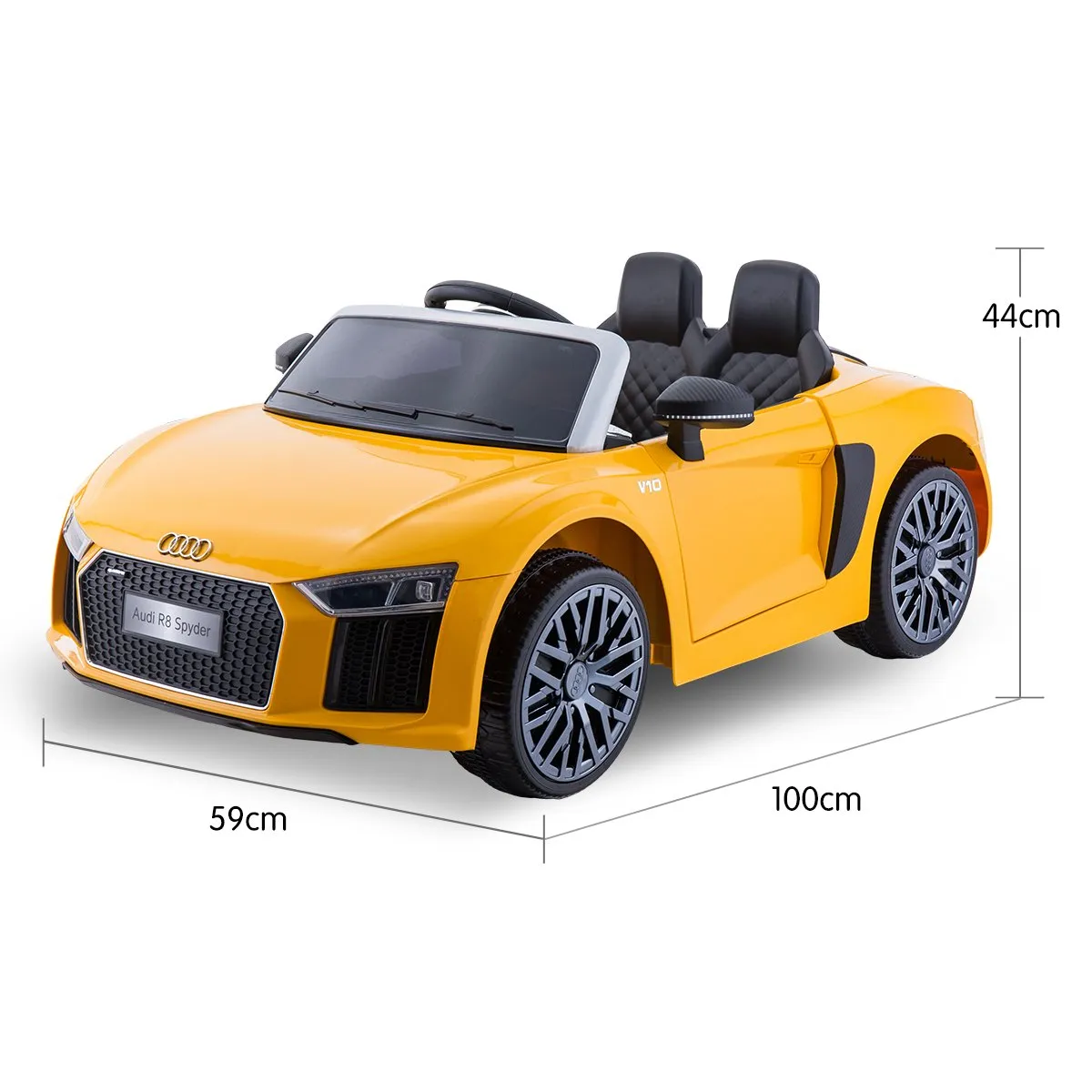 Audi R8 Spyder Kids Electric Car, Remote, MP3, Lights