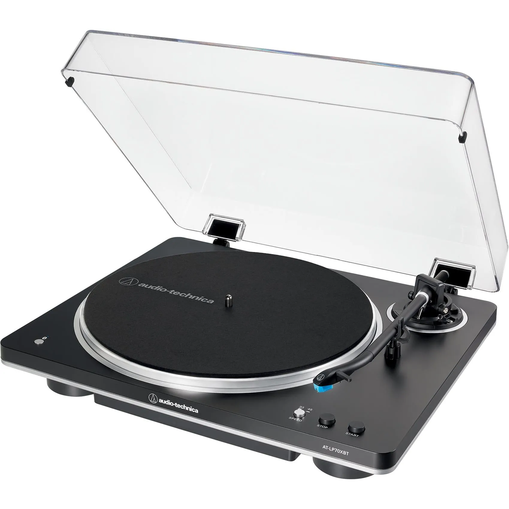 Audio-Technica LP70XBT Fully Automatic Bluetooth Turntable (Black/Silver)