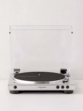 Audio-Technica silver Bluetooth vinyl record player