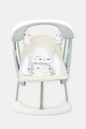 Baby Grey Electric Swing